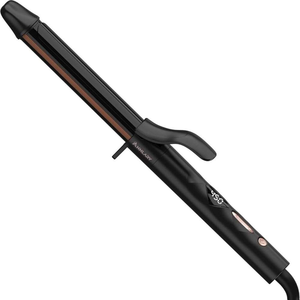 1 Inch Curling Iron, Titanium Ceramic Hair Curler, Fast Heating Curling Wand